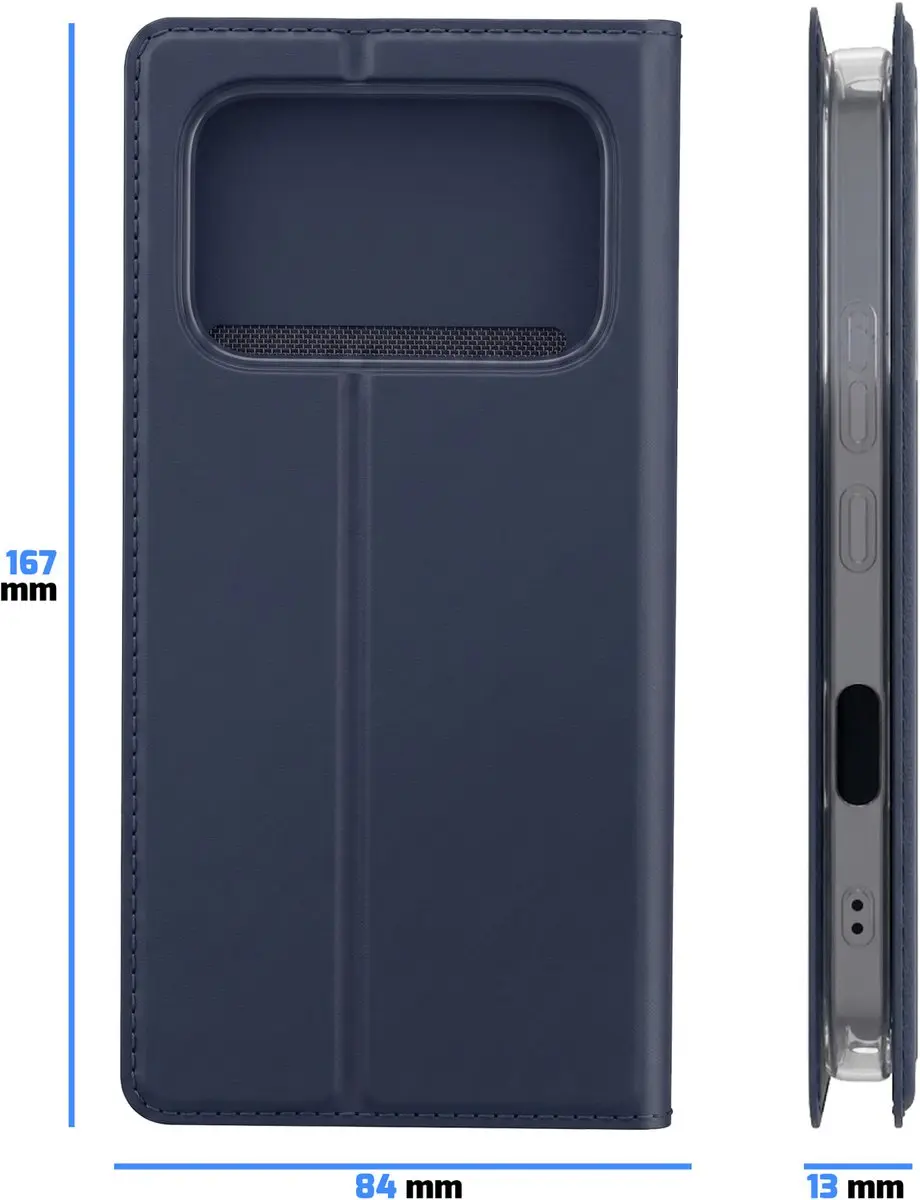 Dux Ducis Hoesje Honor 600 Pro FOLIO-PRO-BL-H600X - Nachtblauw
