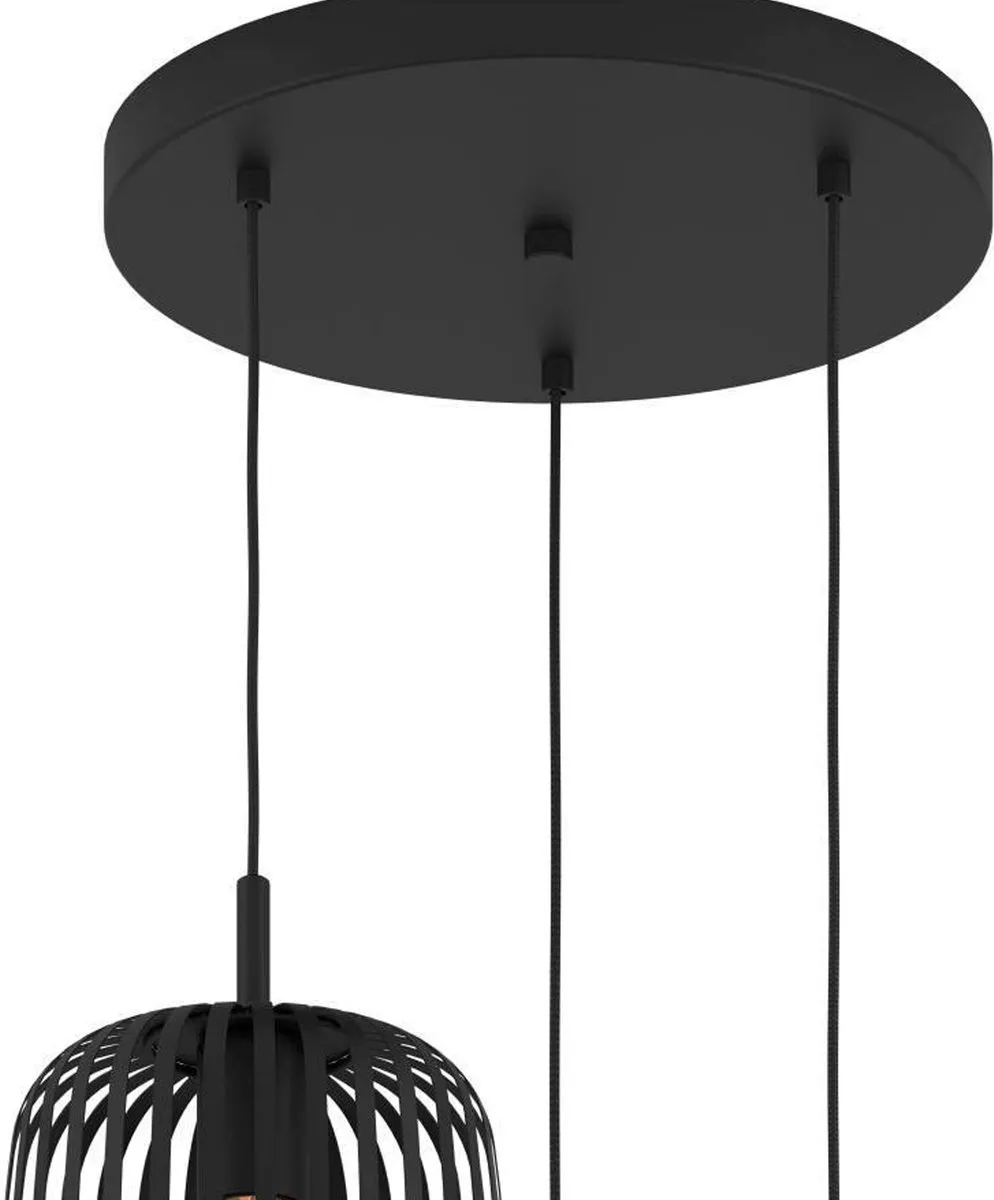 Eglo Romazzina Hanglamp E27 - Ø46cm - Zwart