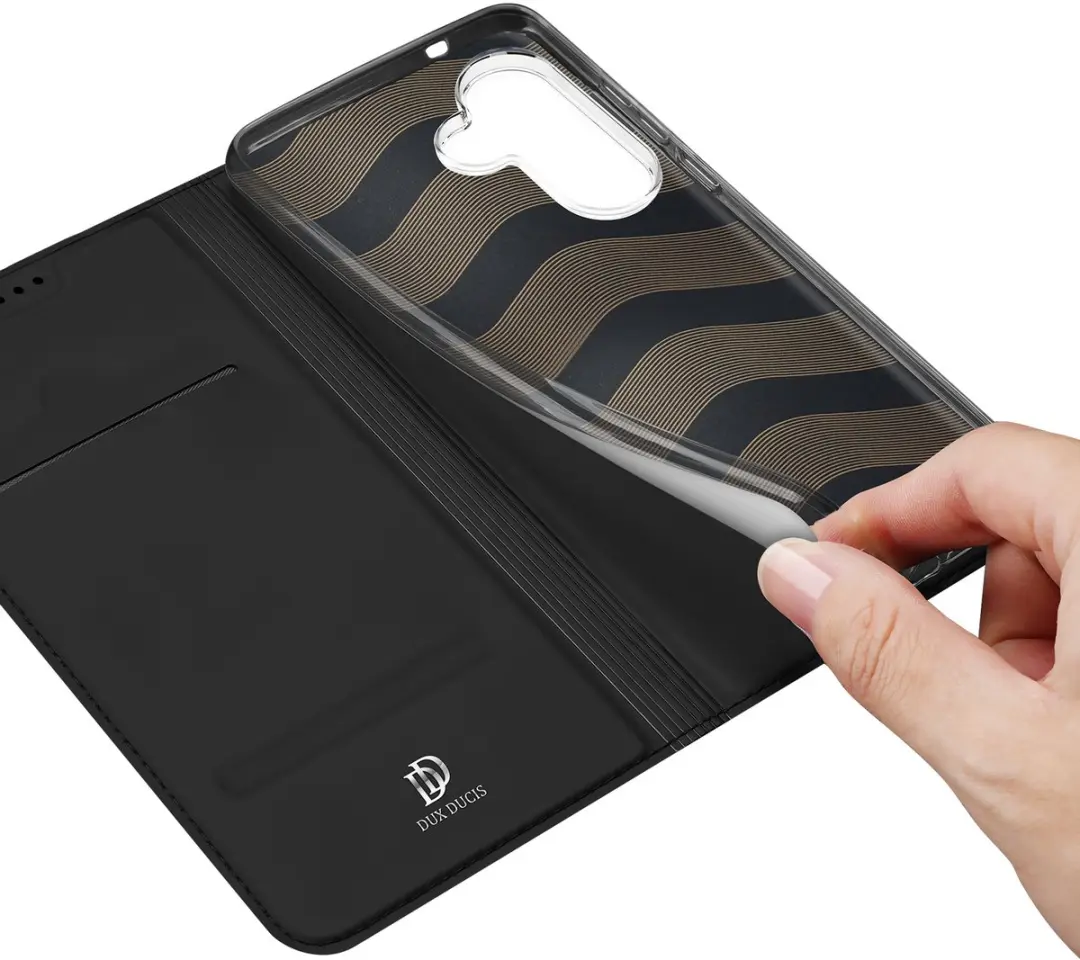Dux Ducis Samsung Galaxy S26 Slim Bookcase Hoesje - Zwart