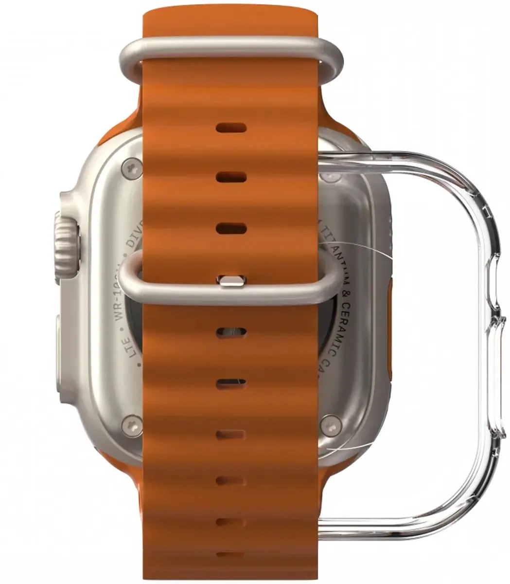 ZAGG InvisibleShield Flex 360 Apple Watch Ultra 2/Ultra 49mm - Hoesje met schermbeschermer - Antimicrobieel