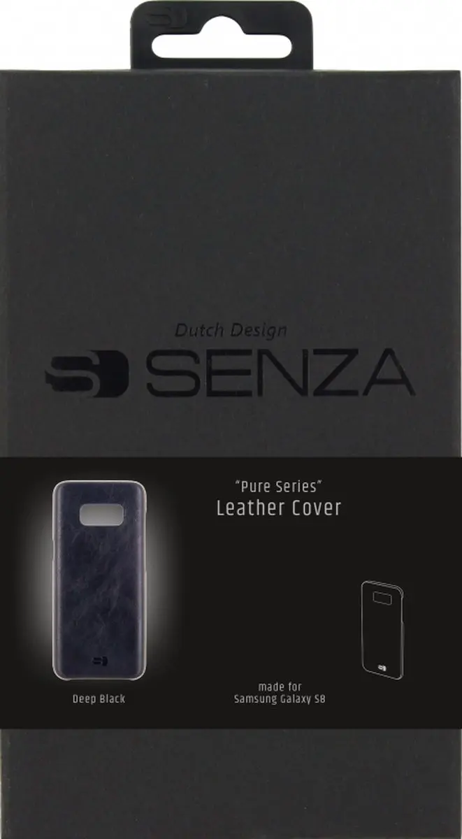 Senza Pure Leather Cover Samsung Galaxy S8 - LEACVR1021 - Zwart
