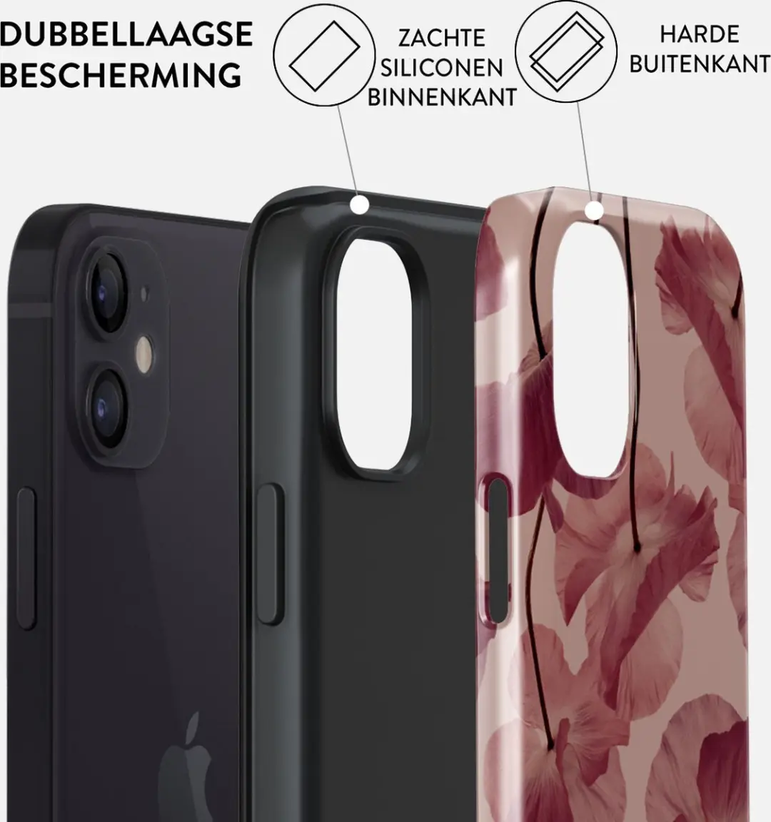 Burga Telefoonhoesje iPhone 12 Tender Kiss VM_10_IP12_TH