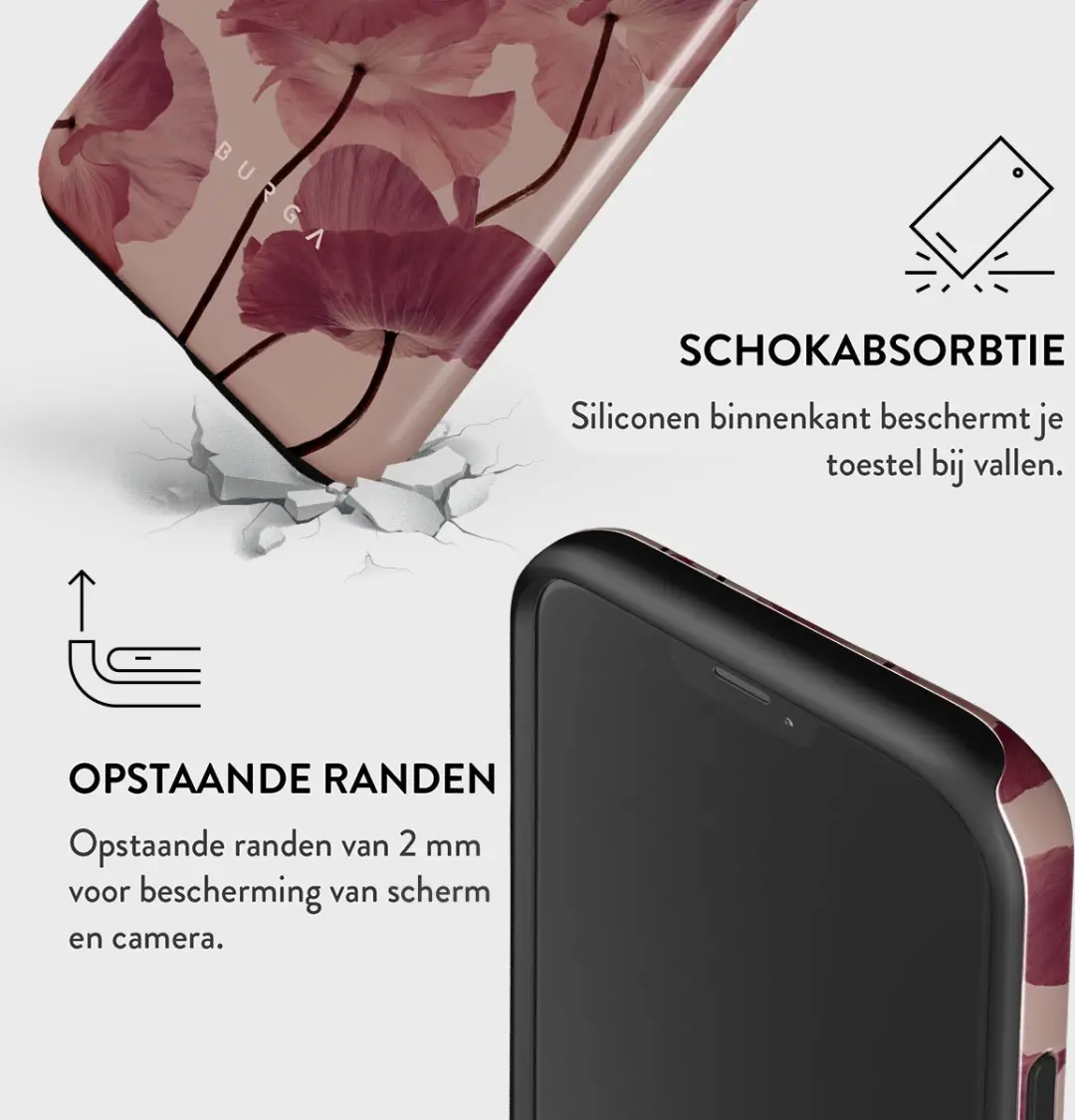 Burga Telefoonhoesje iPhone 12 Tender Kiss VM_10_IP12_TH