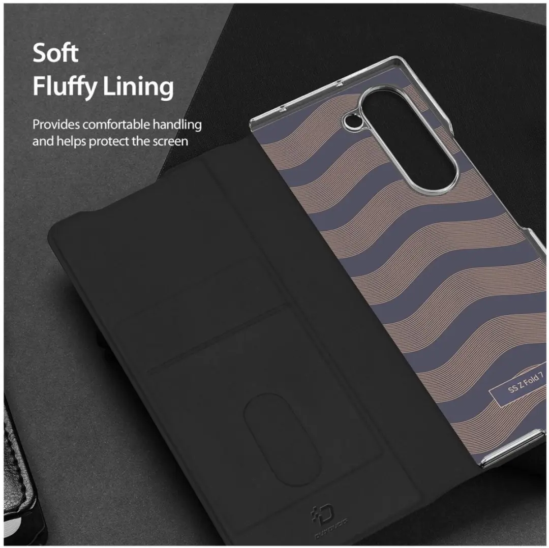 Dux Ducis Hoes Zwart voor Samsung Galaxy Z Fold7 - Magnetische Sluiting - MPN 6971824150940