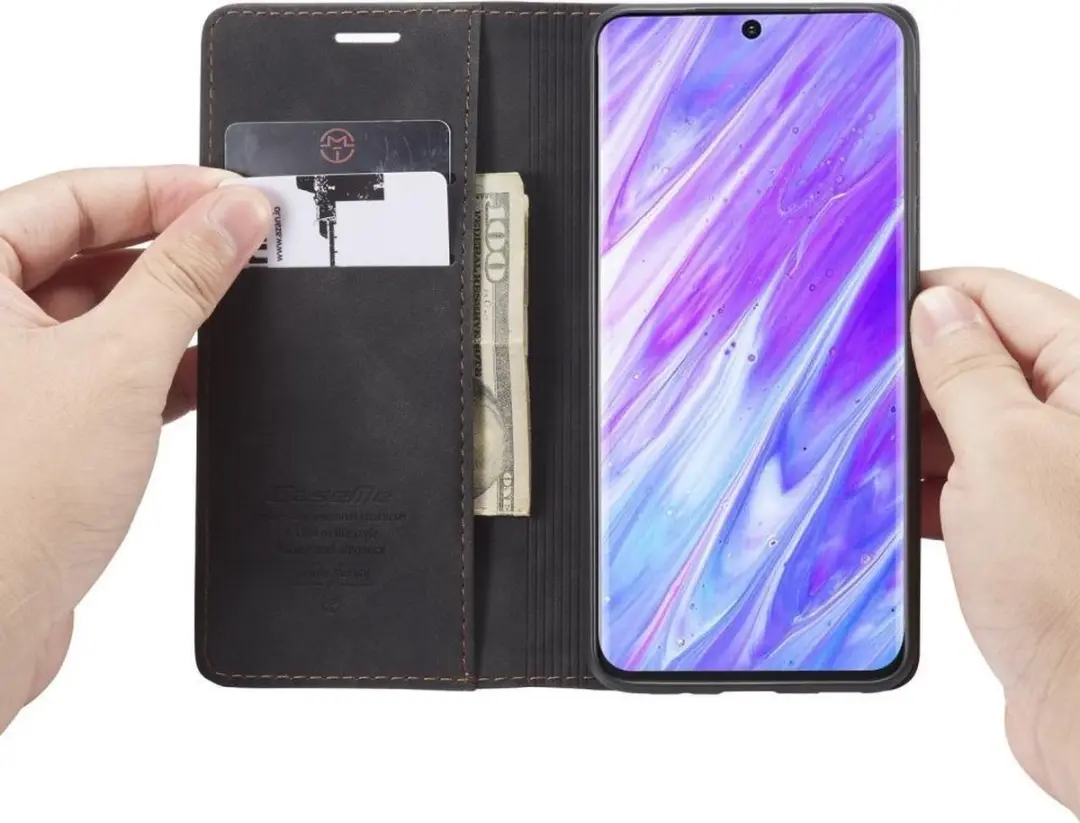 Caseme Book Case Samsung Galaxy S20 - 2 Pasjes - Zwart