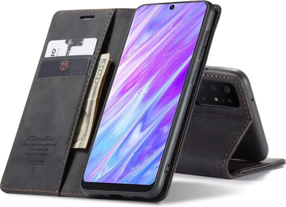 Caseme Book Case Samsung Galaxy S20 - 2 Pasjes - Zwart