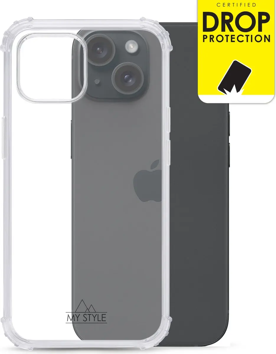 My Style MSPFCS1105 iPhone 15 Hoesje - Transparant