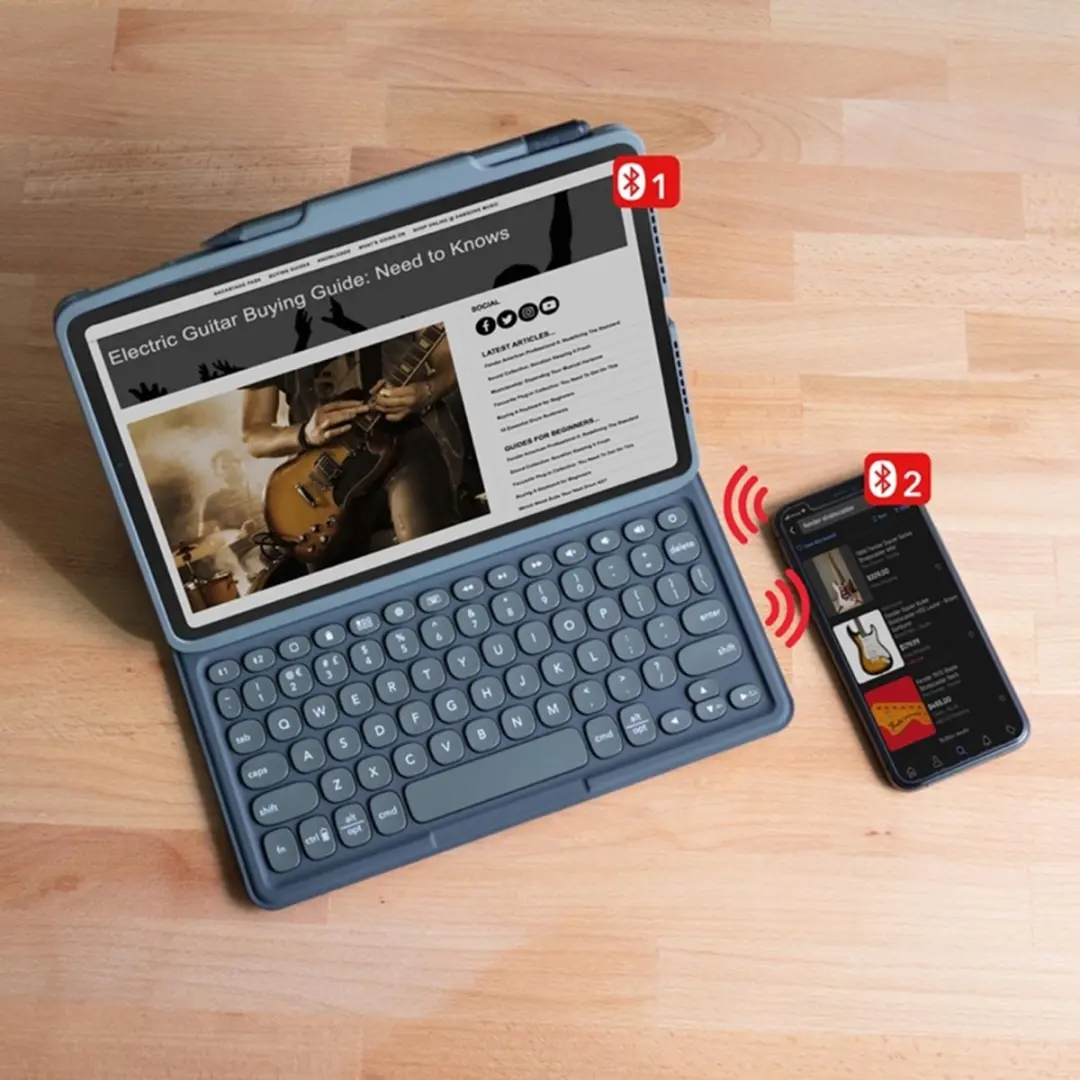 ZAGG Pro Keys QWERTY Bluetooth Hoes iPad Pro 11 2021 - Grijs & Zwart