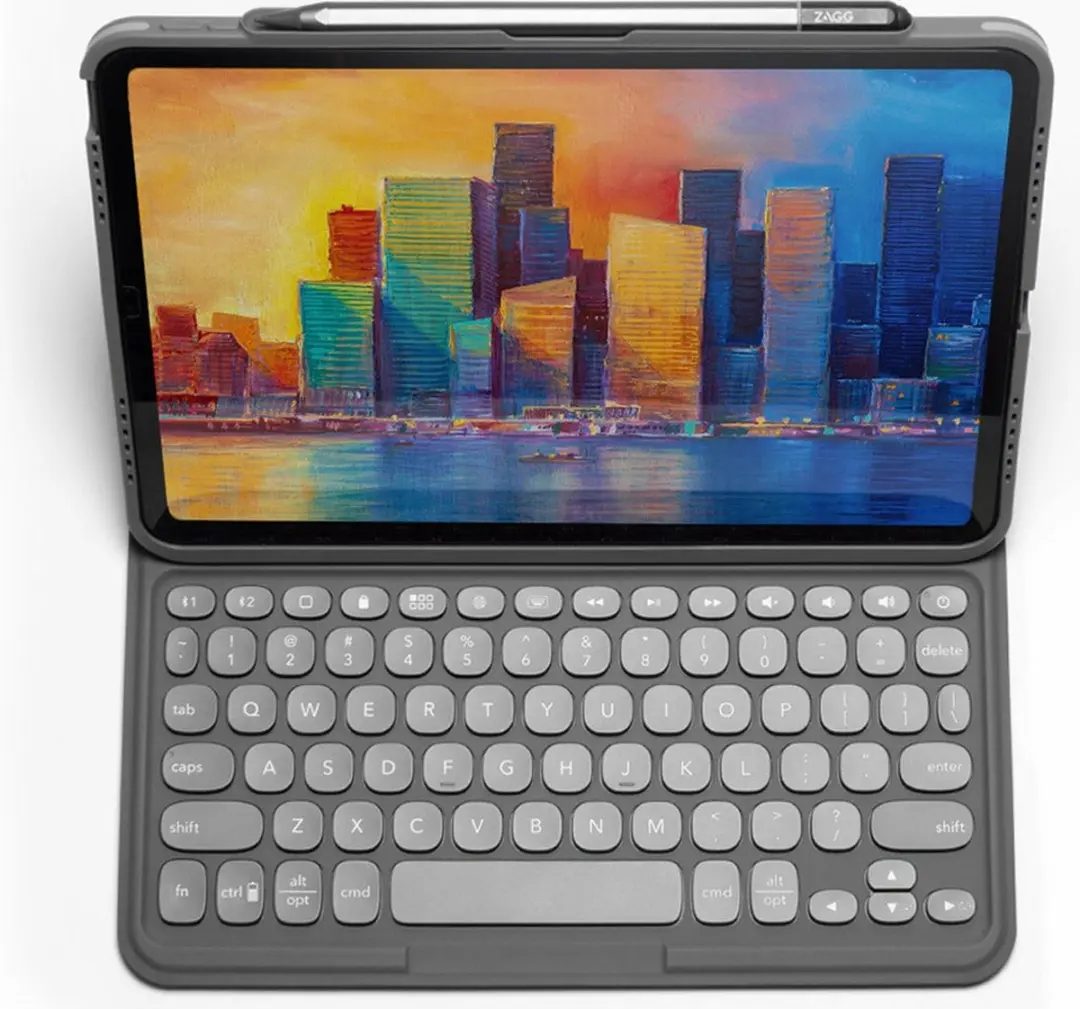 ZAGG Pro Keys QWERTY Bluetooth Hoes iPad Pro 11 2021 - Grijs & Zwart