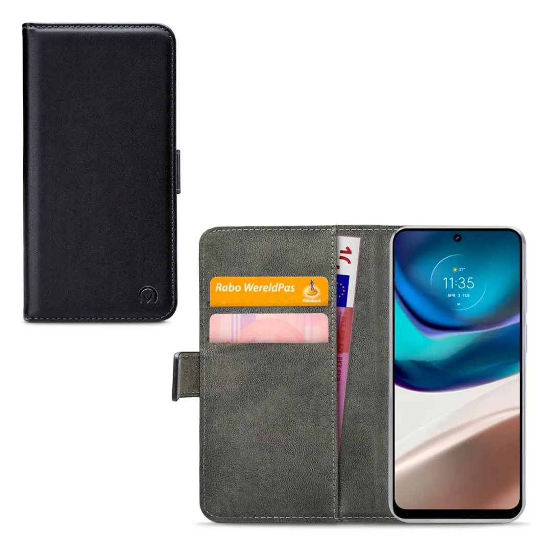 Mobilize Classic Gelly Wallet Bookcase Motorola Moto G42 - Zwart