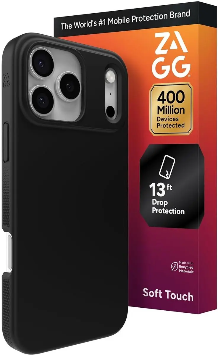 ZAGG Manhattan Snap MagSafe Hoes iPhone 17 Pro Max - Zwart - afbeelding 6 van 6