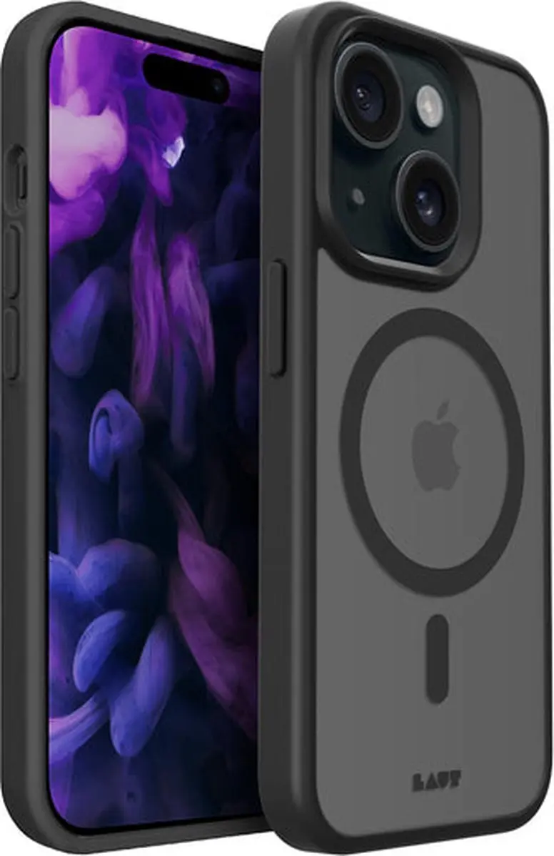 Laut HUEX PROTECT Hoesje iPhone 15 - Zwart - L_IP23A_HPT_BK