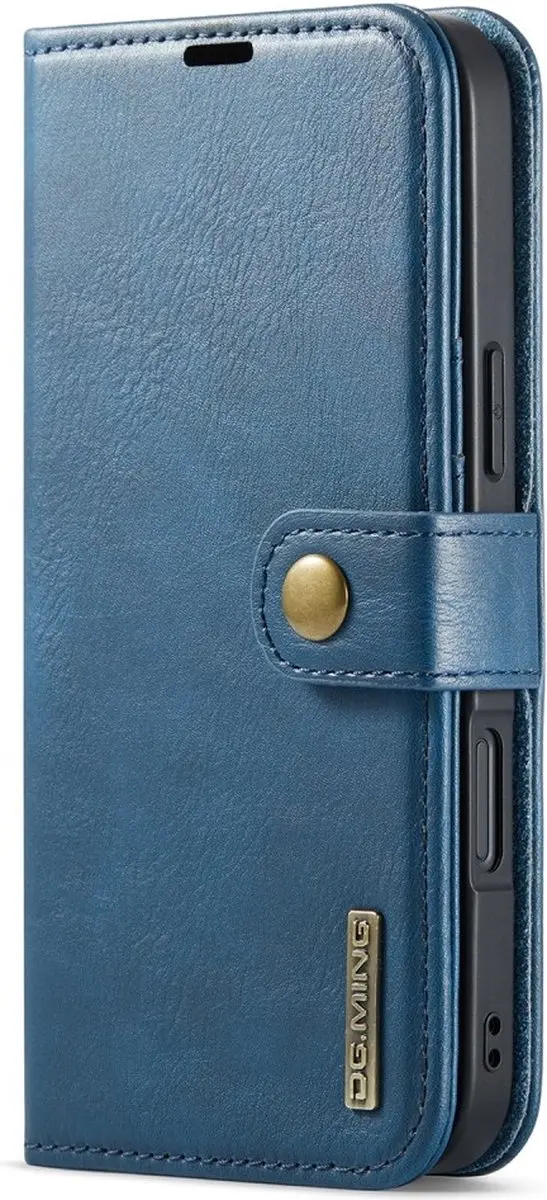 DG.MING iPhone 16 Hoesje Blauw - 2-in-1 Book Case