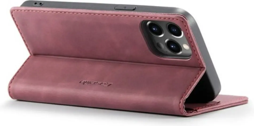 Caseme Bookcase Telefoonhoes iPhone 13 Pro Max - Paars