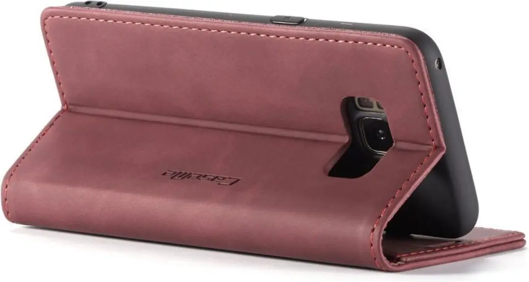 Caseme Book Case Samsung Galaxy S8 - Bordeaux - 2 Pasjes