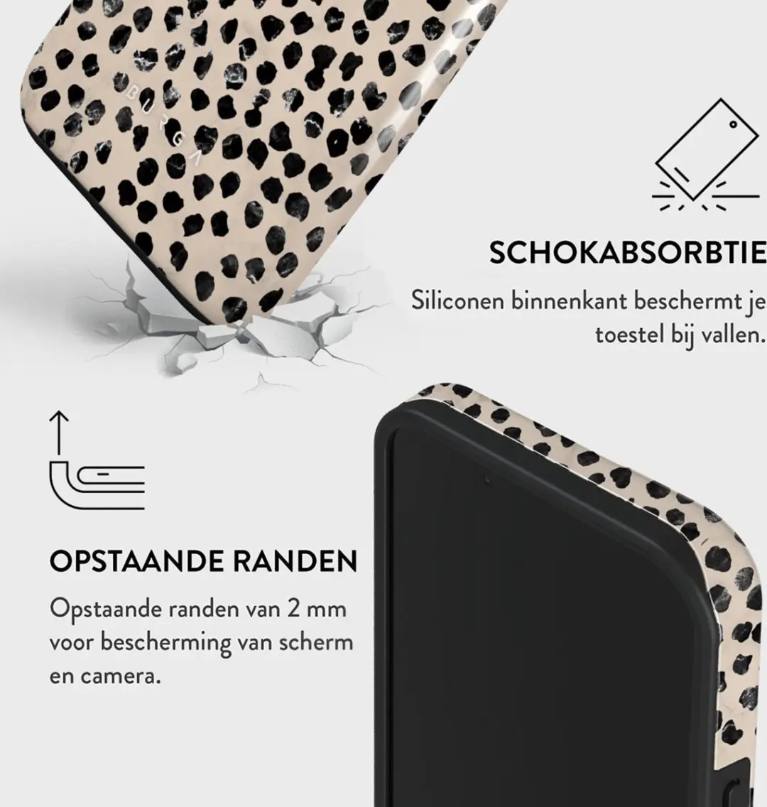 Burga Telefoonhoesje iPhone 13 MagSafe Almond Latte