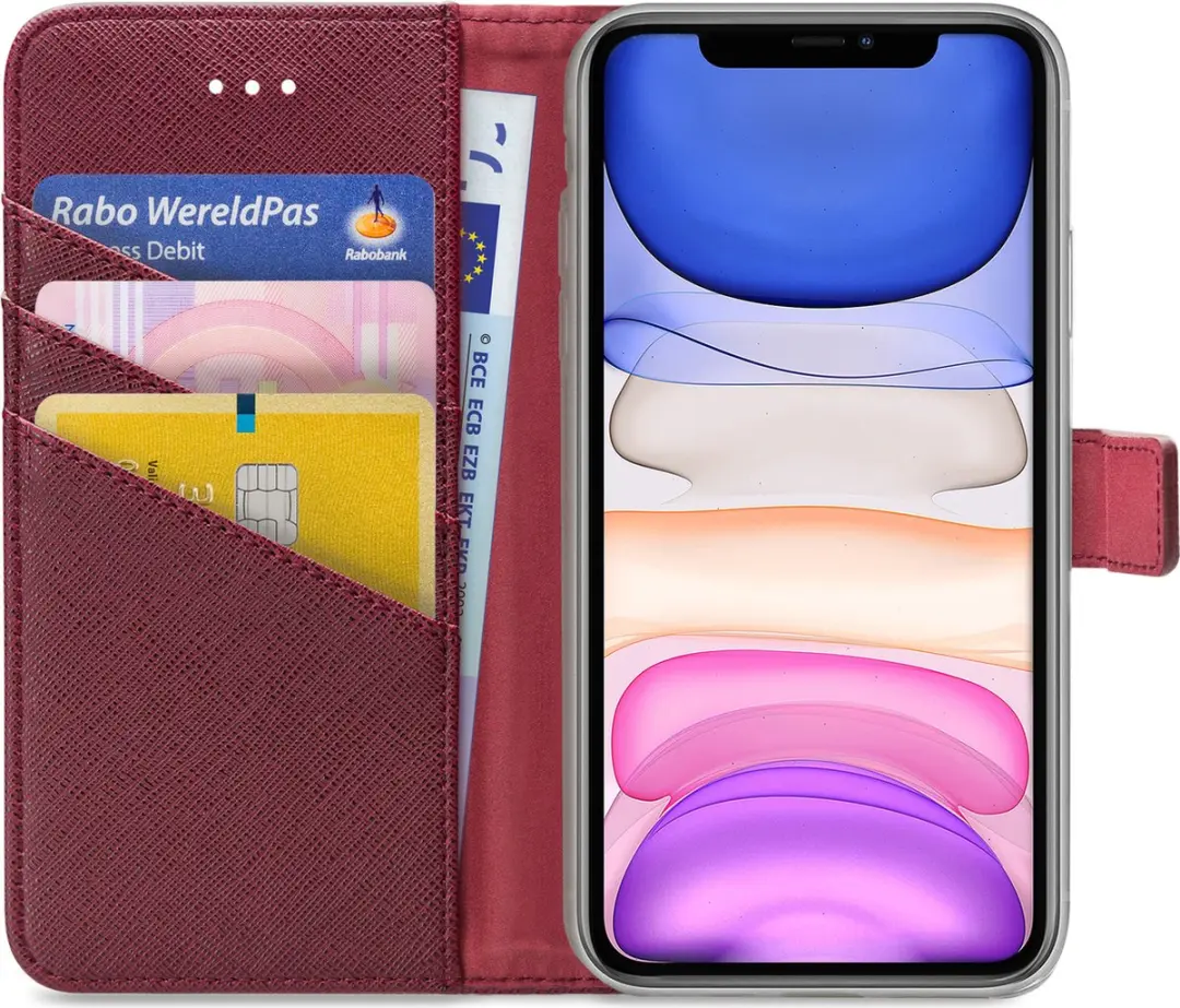 My Style MSFWLT1125 Telefoonhoesje iPhone 11 - Bordeaux Rood
