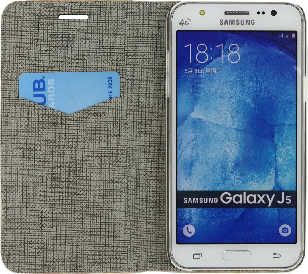 Mobilize Premium Book Galaxy J5 (2015) Hoesje - Alligator Peanut Brown