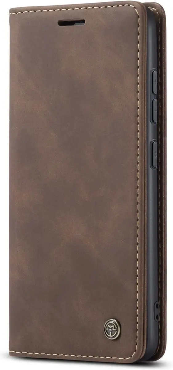 Caseme 013 Book Case Hoesje - Samsung Galaxy S22 - Donkerbruin