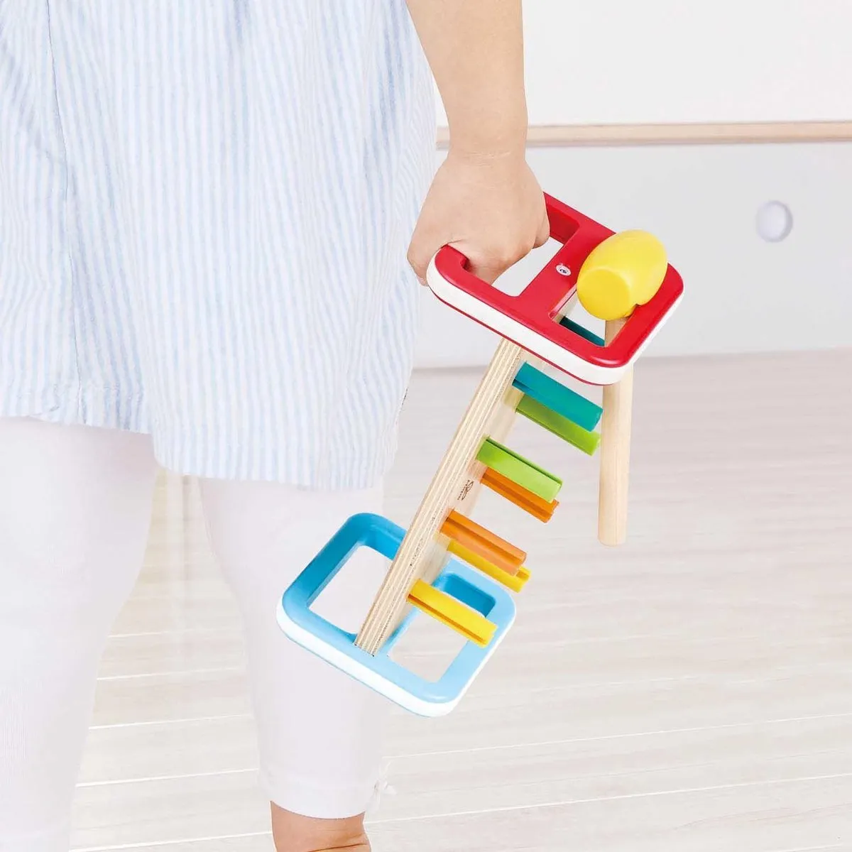 Hape Hamerbank Regenboog E0506 - Multicolor