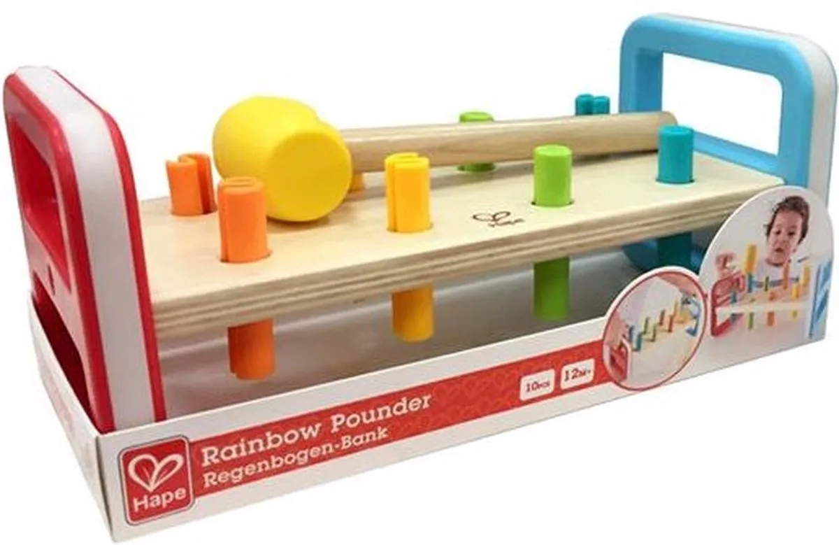 Hape Regenboog Hamerbank E0506 - afbeelding 10 van 10