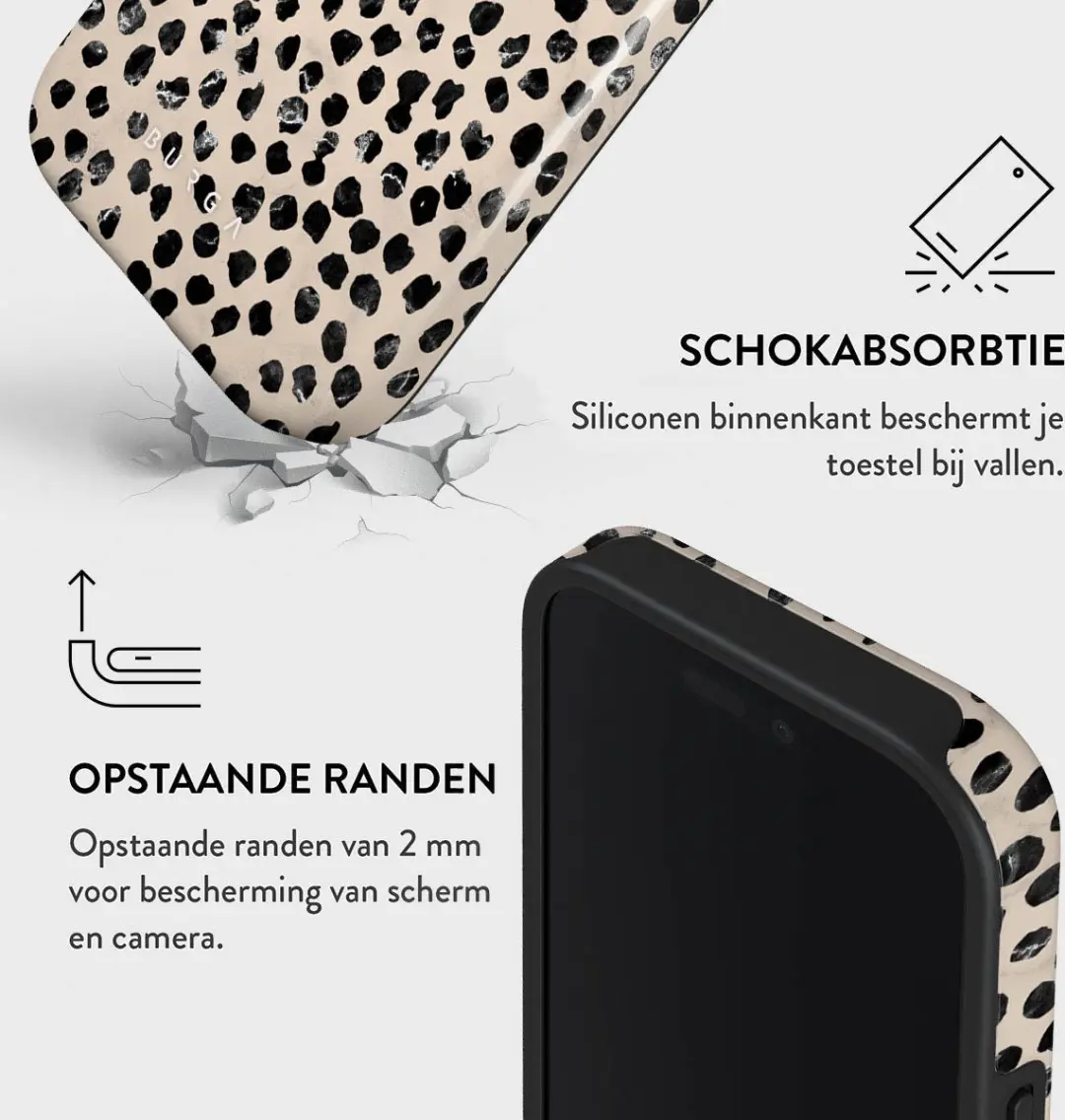 Burga Tough Case iPhone 16 Pro Max - Almond Latte - afbeelding 6 van 6