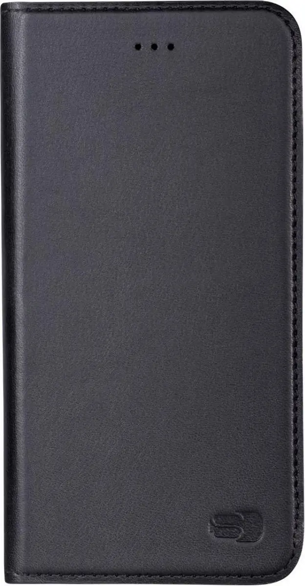 Senza Authentic Leather Booklet BKLCS1018 - iPhone 7/8 Plus - 3 Pasjes - Zwart