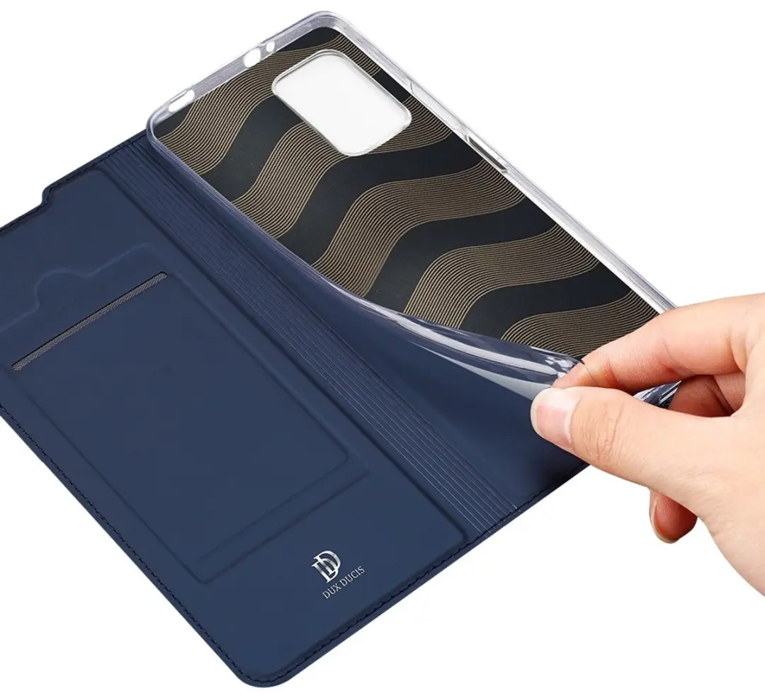 Dux Ducis Pro Serie Slim Wallethoes - Xiaomi Poco M3 - Blauw