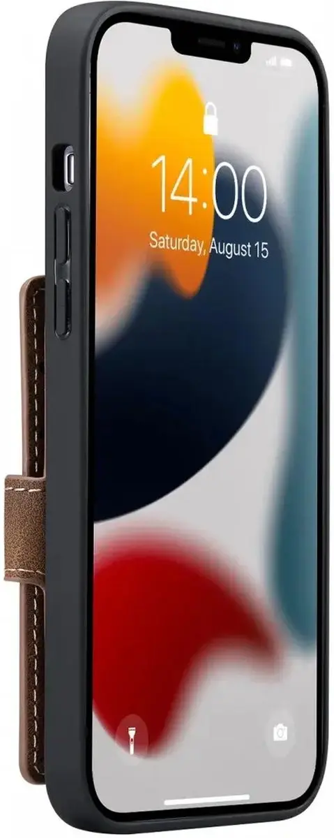 CaseMe JH-01 Hoesje iPhone 13 - Bruin