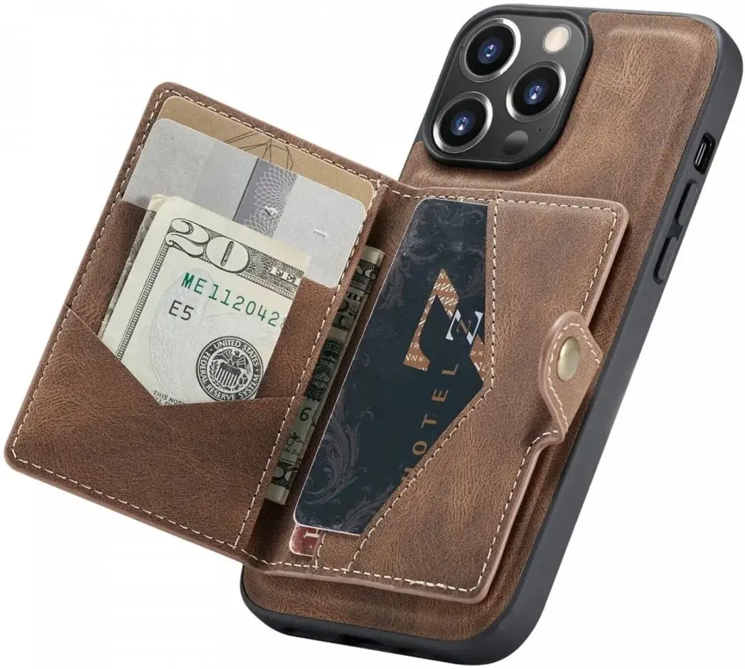 CaseMe JH-01 Hoesje iPhone 13 - Bruin