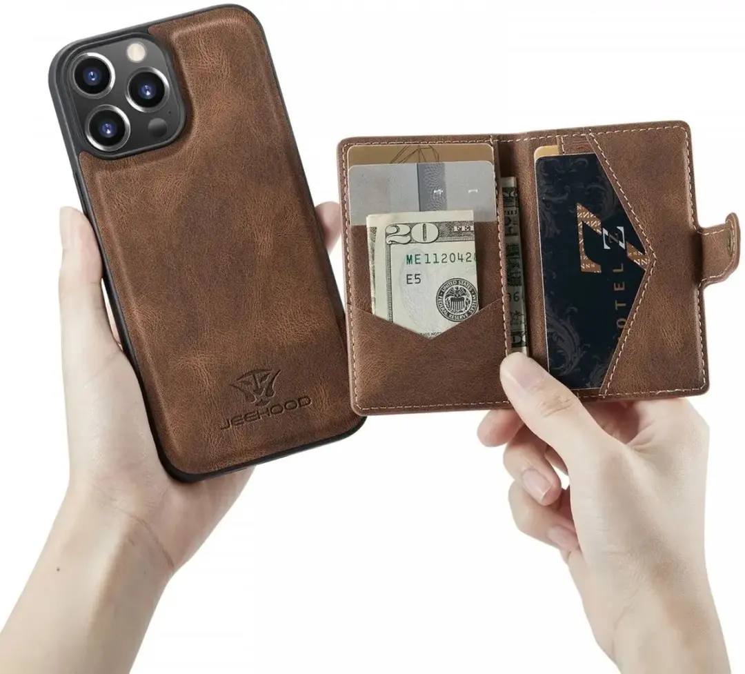 CaseMe JH-01 Hoesje iPhone 13 - Bruin