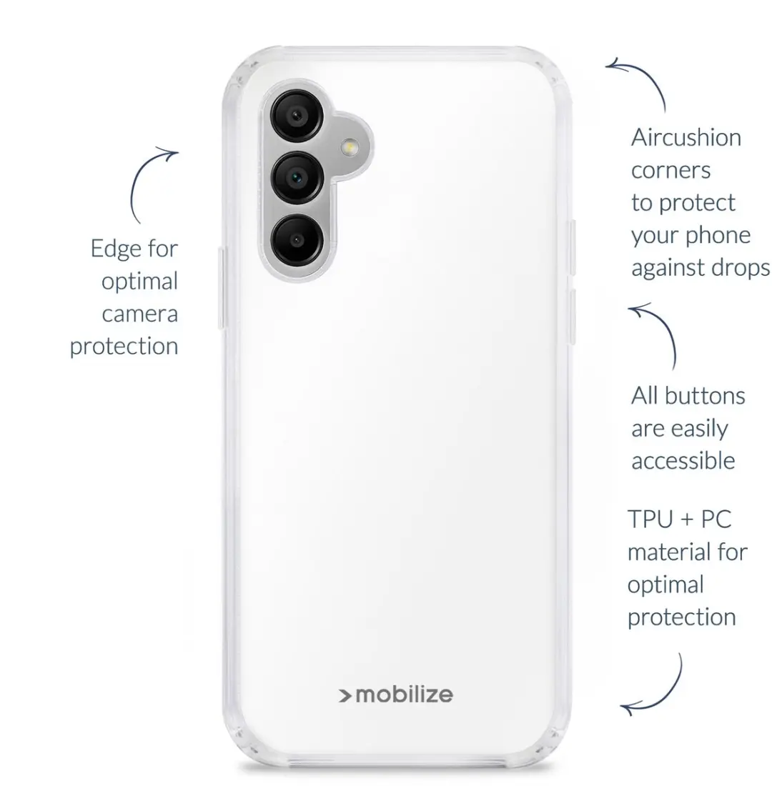 Mobilize Naked Protection MOB-NPCC-GALA365G Hoesje - Galaxy A36 - Transparant