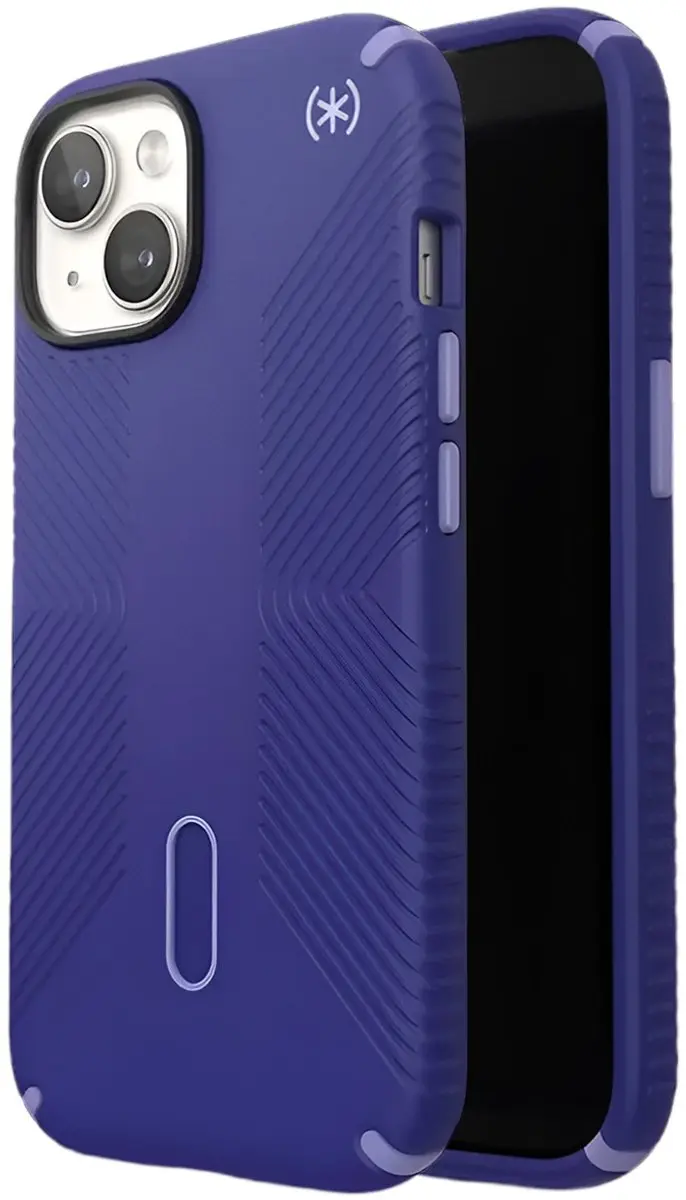 Speck Presidio2 Grip Click-Lock iPhone 15/14 Plus Hoesje - Blauw