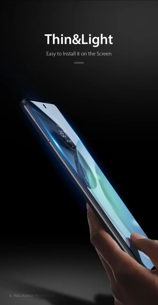 Dux Ducis Motorola Moto G72 Full-Cover Tempered Glass - Zwart - afbeelding 6 van 6