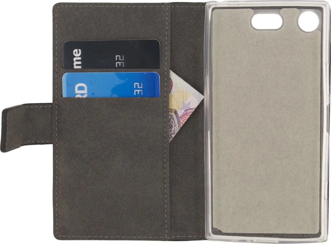 Mobilize Classic Gelly Wallet Bookcase Xperia XZ1 Compact - Zwart
