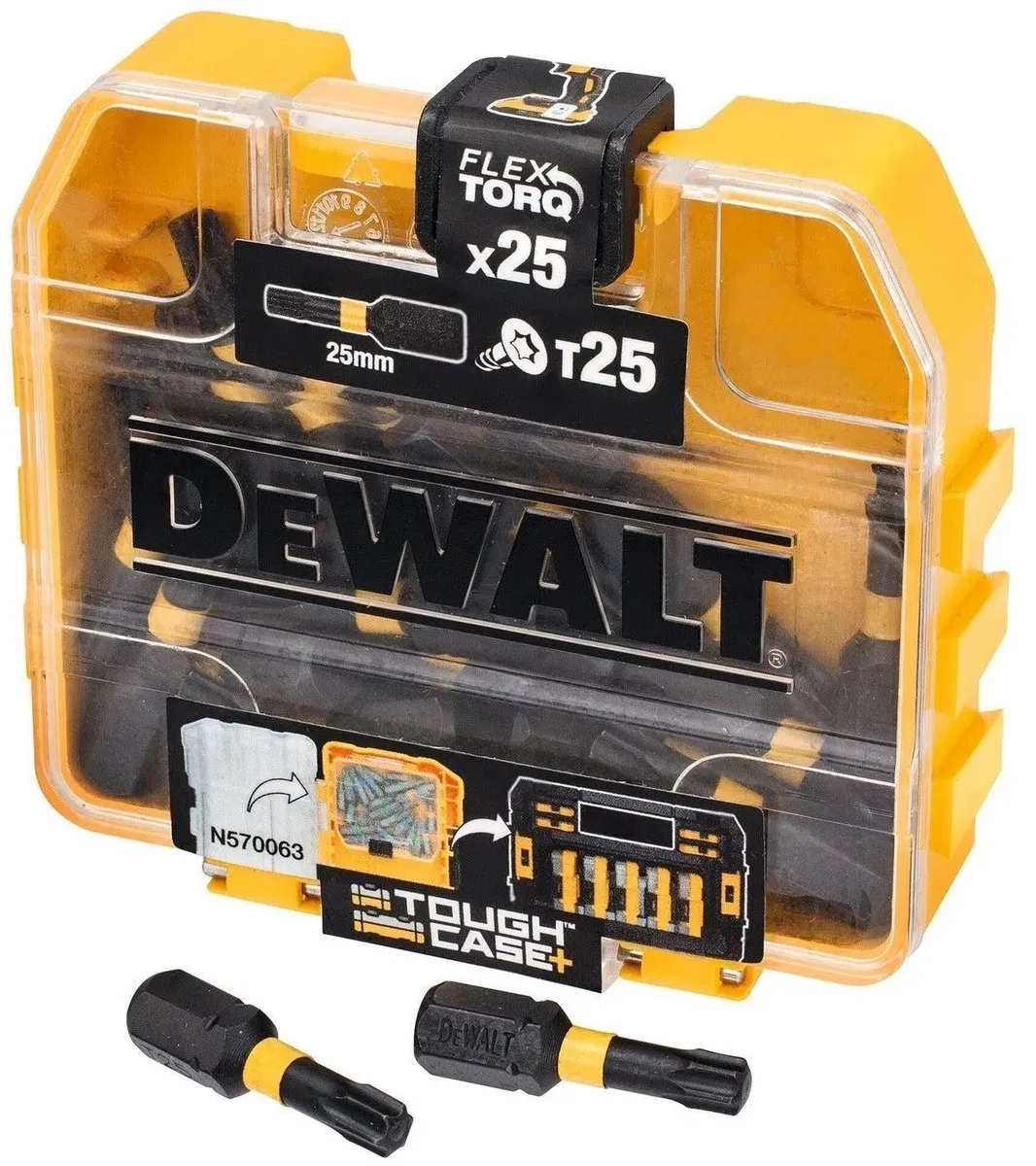 DeWalt DT70558T FLEXTORQ Schroefbits TX25 - 25 Stuks