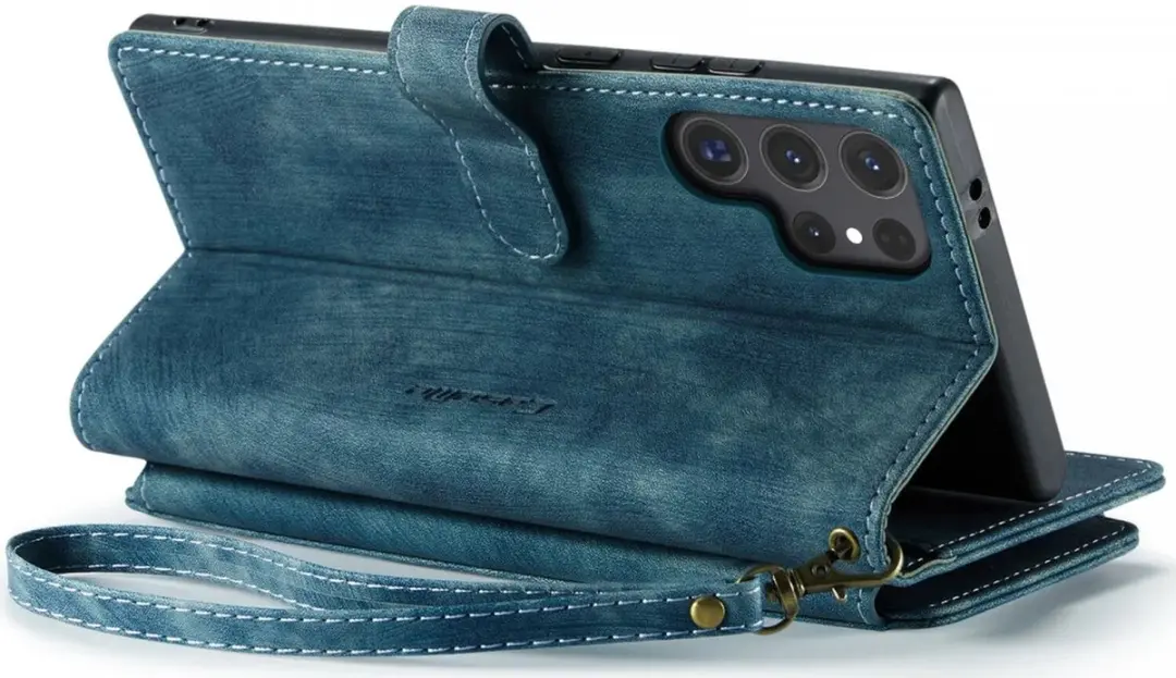 CaseMe C30 Hoesje Samsung Galaxy S24 Ultra - Blauw