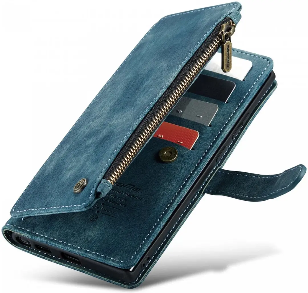 CaseMe C30 Hoesje Samsung Galaxy S24 Ultra - Blauw