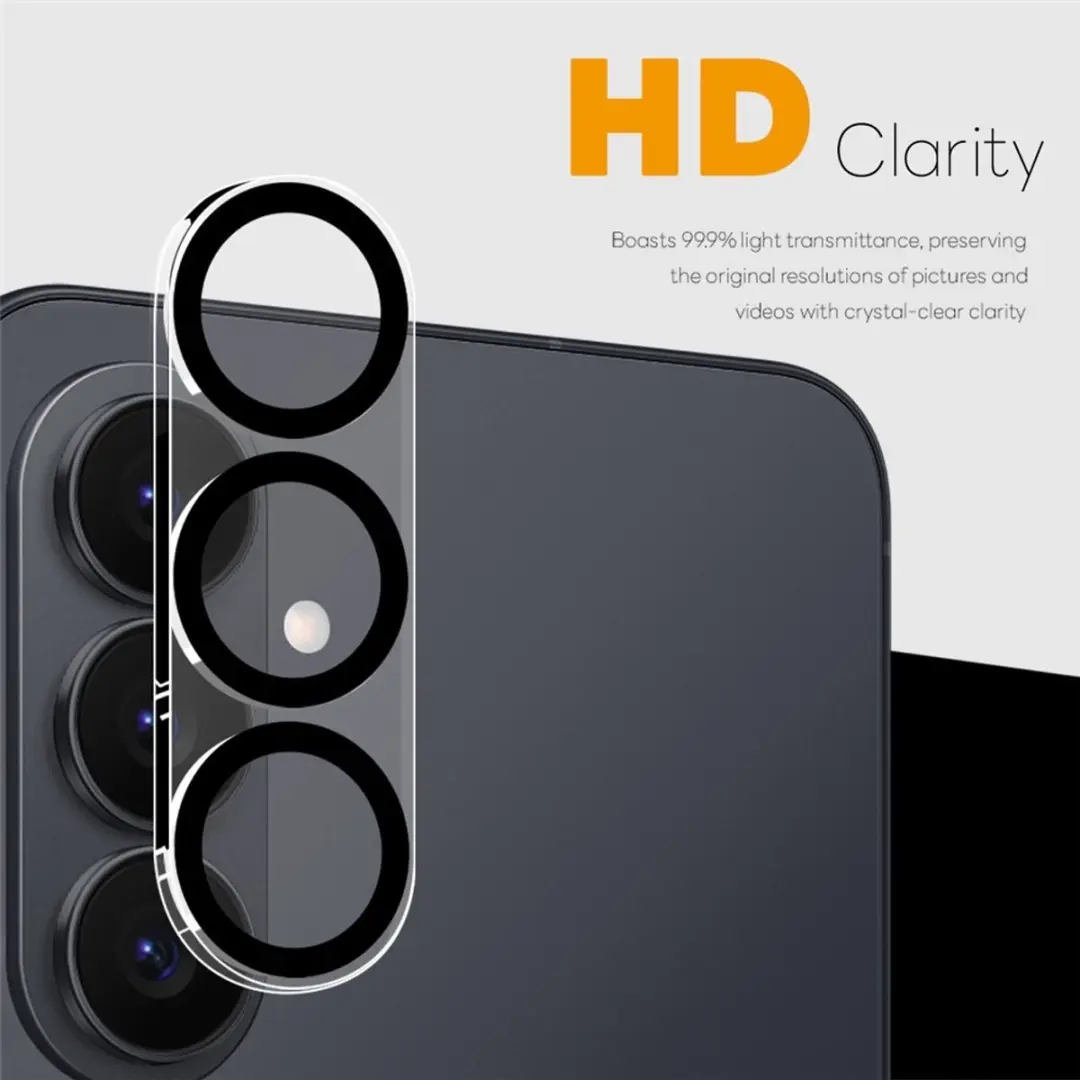 NORTHJO 9H Tempered Glass Camera Lens Protector Samsung Galaxy S26 - Zwart