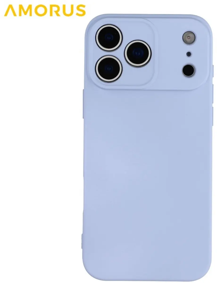Amorus Hoesje iPhone 17 Pro Max Lavendel Grijs