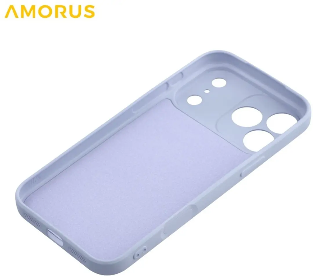 Amorus Hoesje iPhone 17 Pro Max Lavendel Grijs