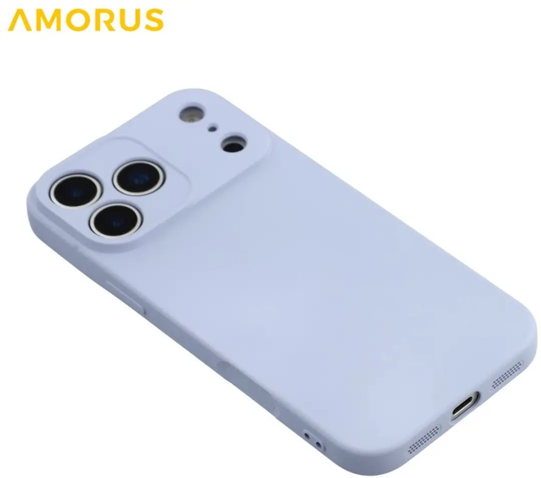 Amorus Hoesje iPhone 17 Pro Max Lavendel Grijs