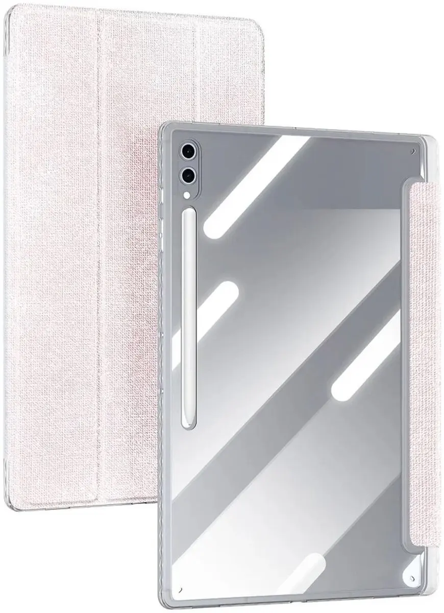 Dux Ducis Unid Tri-Fold Hoes Samsung Galaxy Tab S10 Ultra - Roze - afbeelding 6 van 6