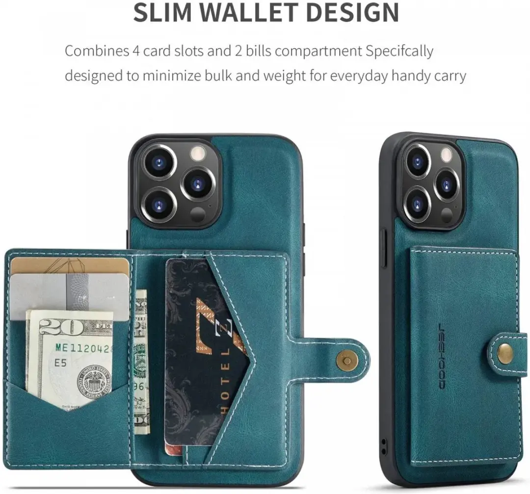 Caseme JH-01 Hoesje iPhone 15 Pro Max - Blauw