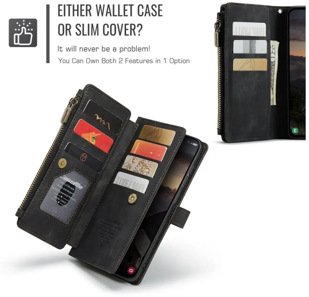 Caseme C30 Hoesje Samsung Galaxy S26 - Zwart
