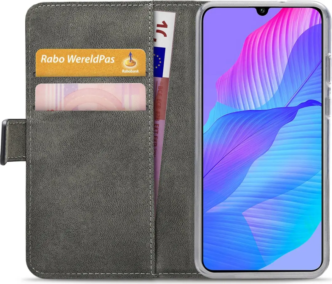 Mobilize Classic Gelly Wallet Bookcase Hoesje Huawei P Smart S - 4 Pasjes Zwart