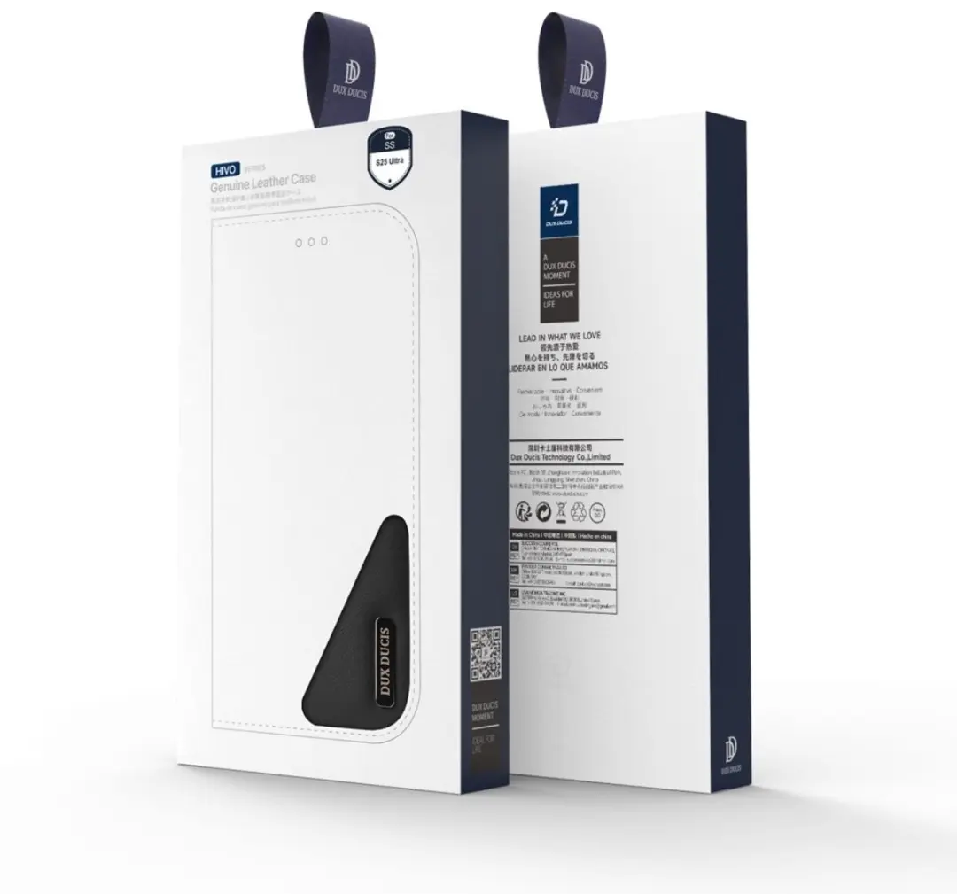 Dux Ducis Hivo Hoesje Samsung Galaxy S25 Ultra - Zwart - afbeelding 6 van 6