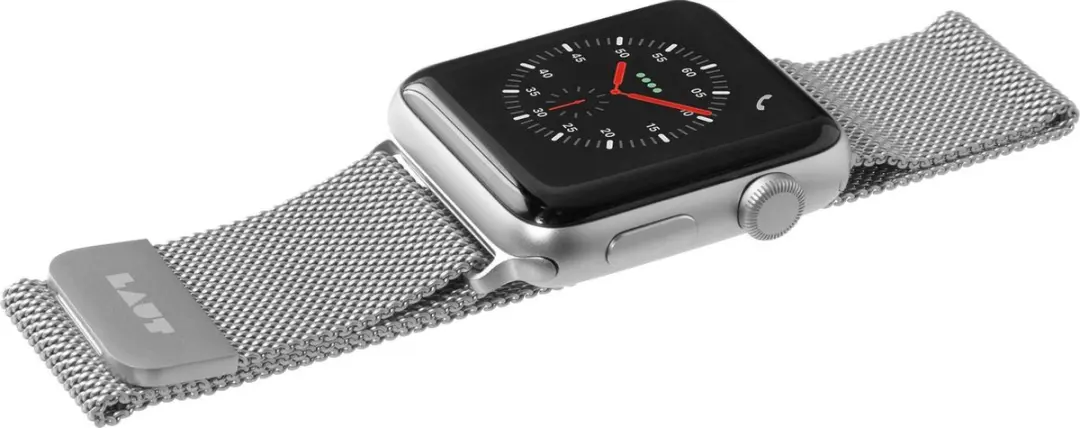 Laut Steel Loop Roestvrijstalen Bandje Apple Watch 41mm - Zilver