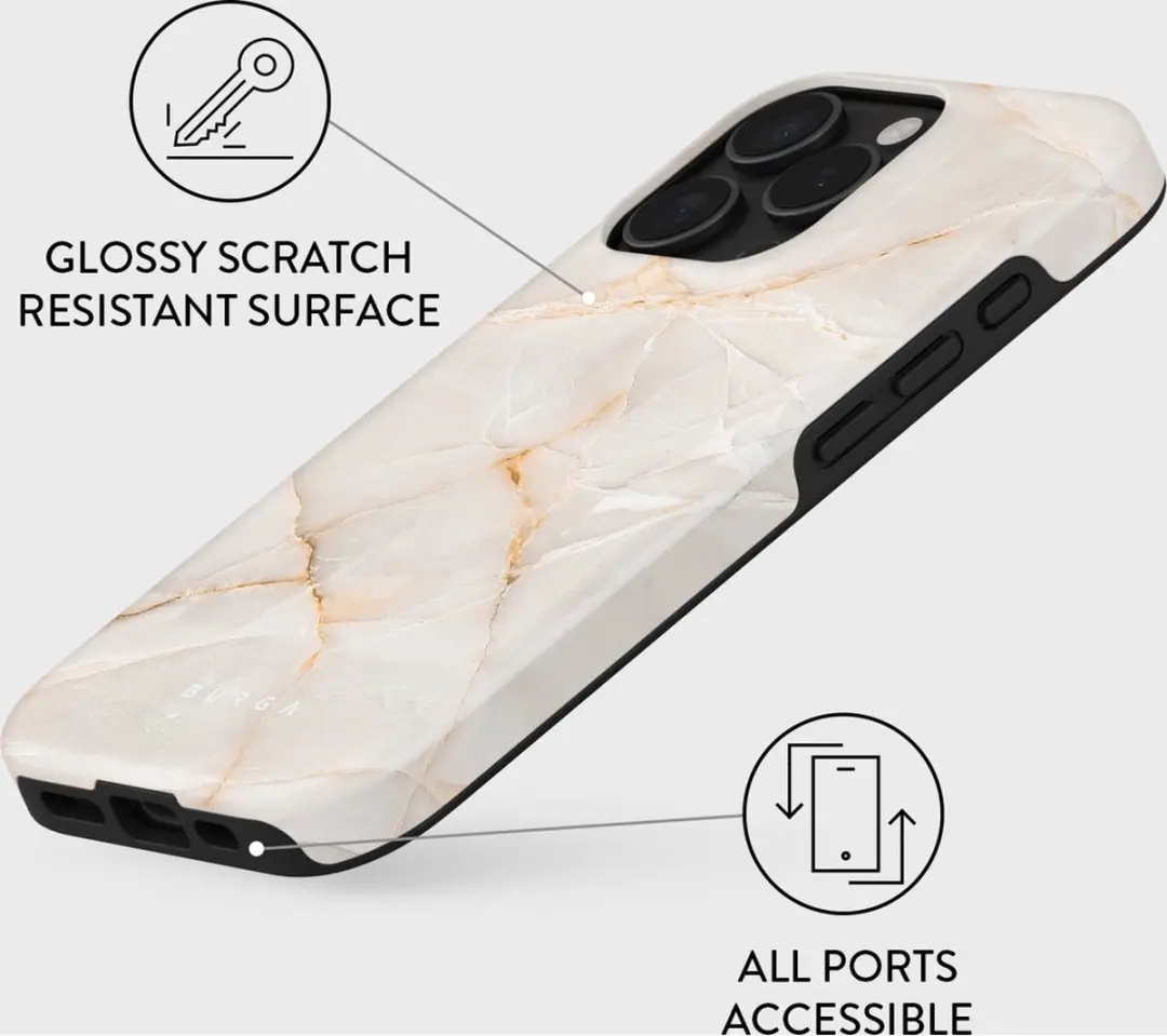 Burga Tough Case iPhone 16 Pro - Vanilla Sand