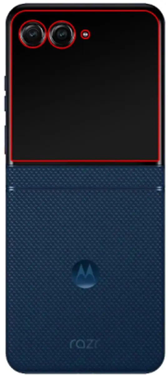 Mobilize Screenprotector Motorola Razr 60 Privacy - Case Friendly